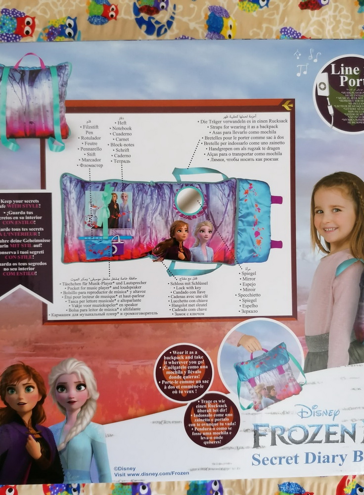 Frozen - Taška na deníček