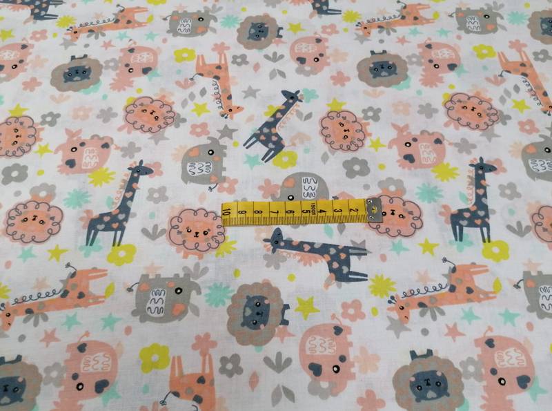 Bavlna - metráž - ZOO