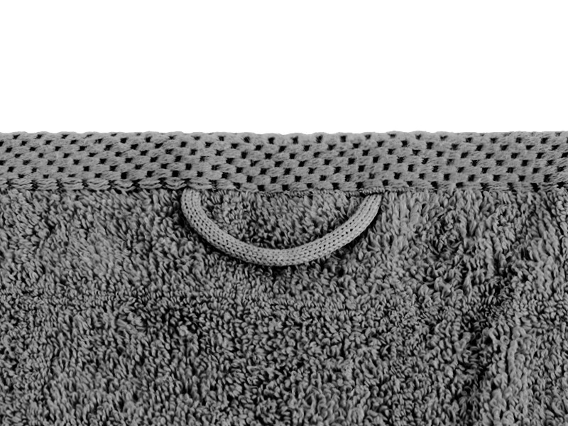 Osuška BRICK 70 x 140 cm - barva černo-šedá