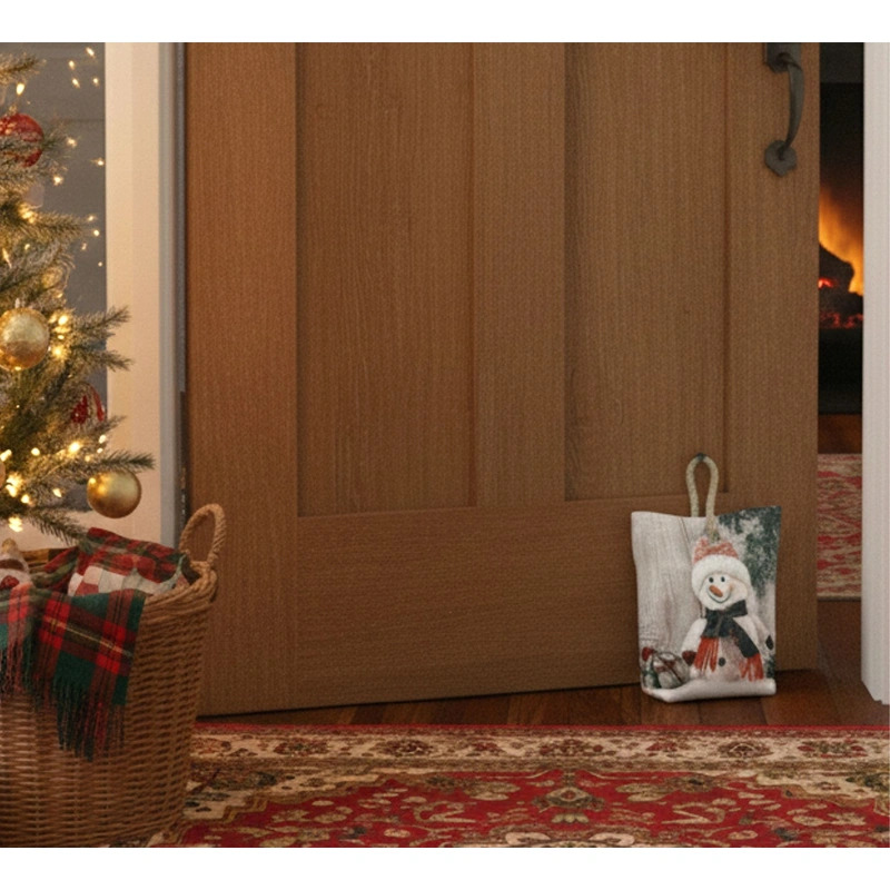 Dveřní zarážka závaží - Sněhulák