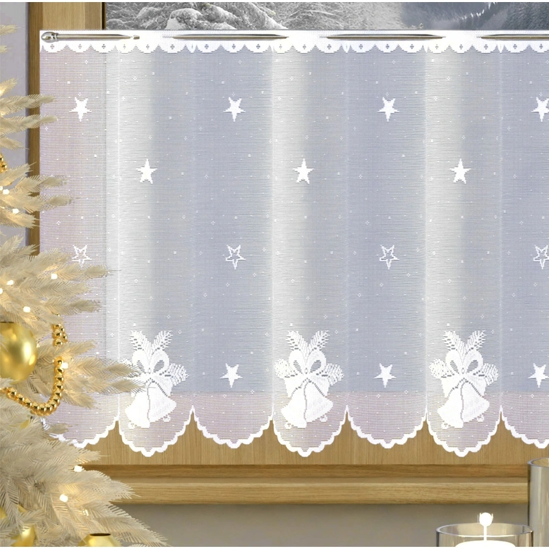 Záclona metrážová - Zvonky vánoční 70