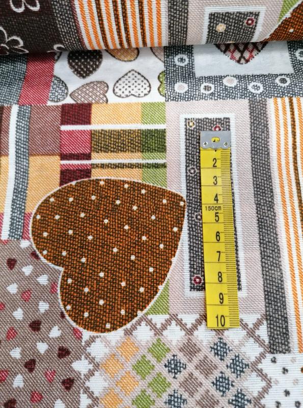 Bavlna - metráž - srdíčka