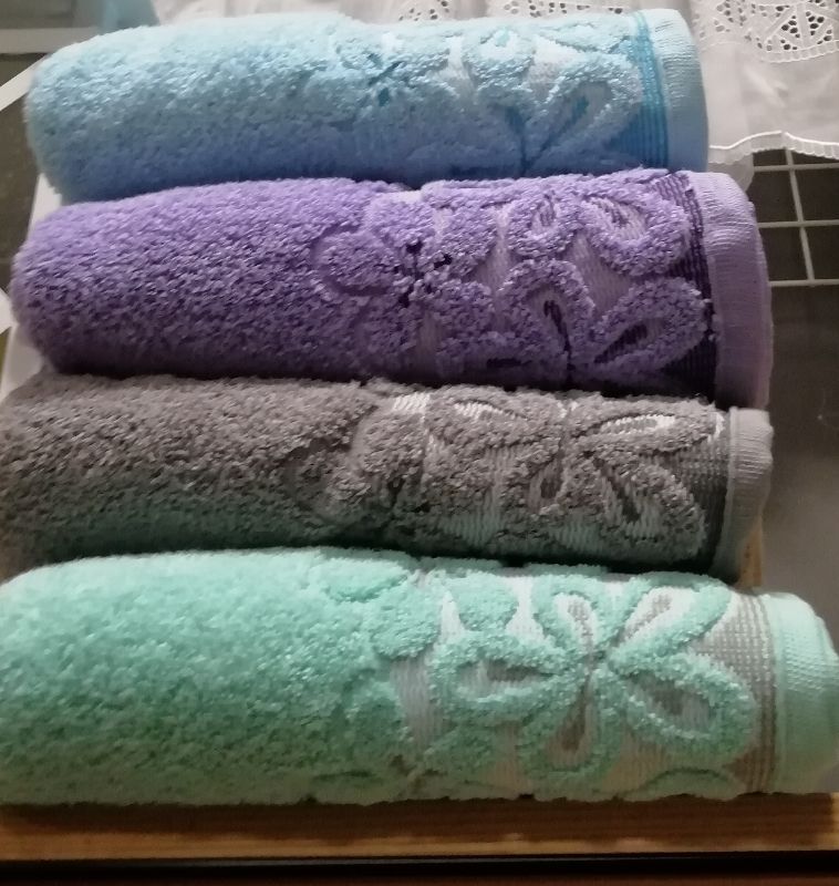 Osuška Květ azurová 70 x 140 cm