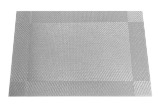 Prostírání - PVC stříbrná barva