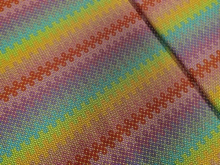 Bavlna - metráž - duha