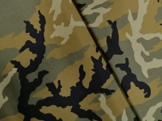 Bavlna - metráž - maskáčovina kepr