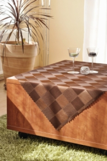 Ubrus teflonový Du Pont ovál Tmavě hnědý