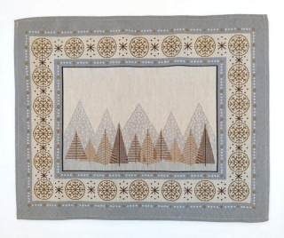 Gobelínové prostírání  - Zimní motiv