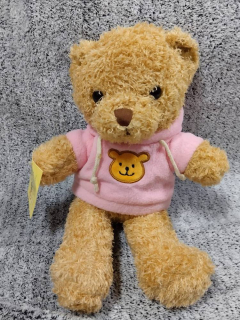 Plyšák Medvěd v růžové mikině - rozměr 32 cm