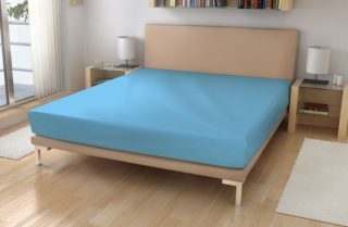 Froté prostěradlo Nebesky modré