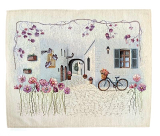 Gobelínové prostírání  - Ulice