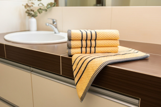 Osuška ELEN - žlutá 70 x 140 cm