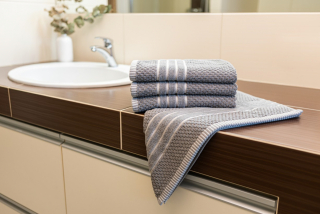 Ručník ELEN - světle šedý 50 x 100 cm