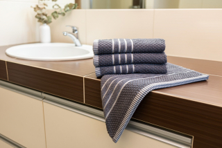 Ručník ELEN - tmavě šedý 50 x 100 cm