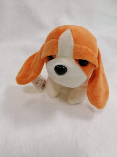 Plyšák Psík Rex oranžový - rozměr 21 cm