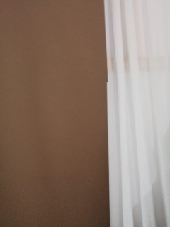Dekorační látka zatemňovací - barva hnědá