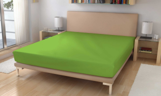 Froté prostěradlo Zelené kiwi