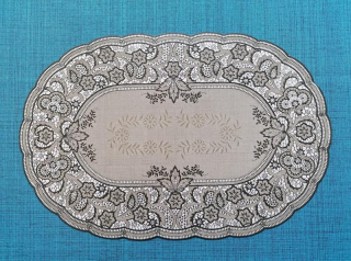 Prostírání - PVC ovál zelené