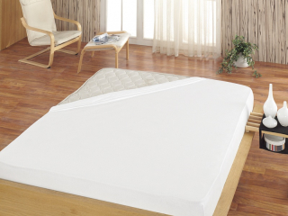 Jersey prostěradlo Bílé 