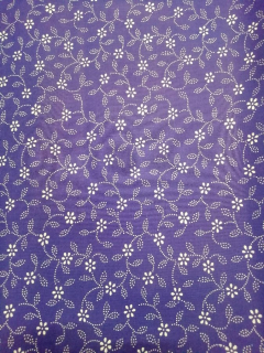 Modrotisk bavlna - metráž  Česká kvalita 01