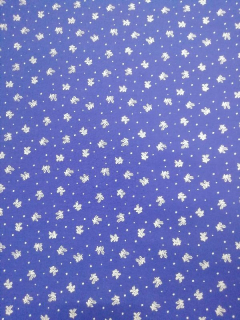 Modrotisk bavlna - metráž  Česká kvalita