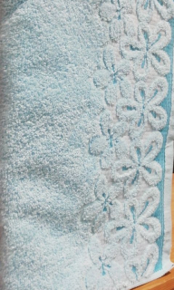 Osuška Květ azurová 70 x 140 cm