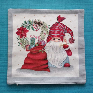 Gobelínový povlak na polštář chenille - Skřítek