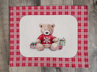 Gobelínové prostírání  - Medvídek