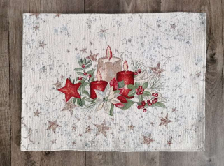 Gobelínové prostírání  - Svíčky