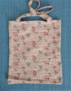 Nákupní taška gobelínová - Drobné růžičky