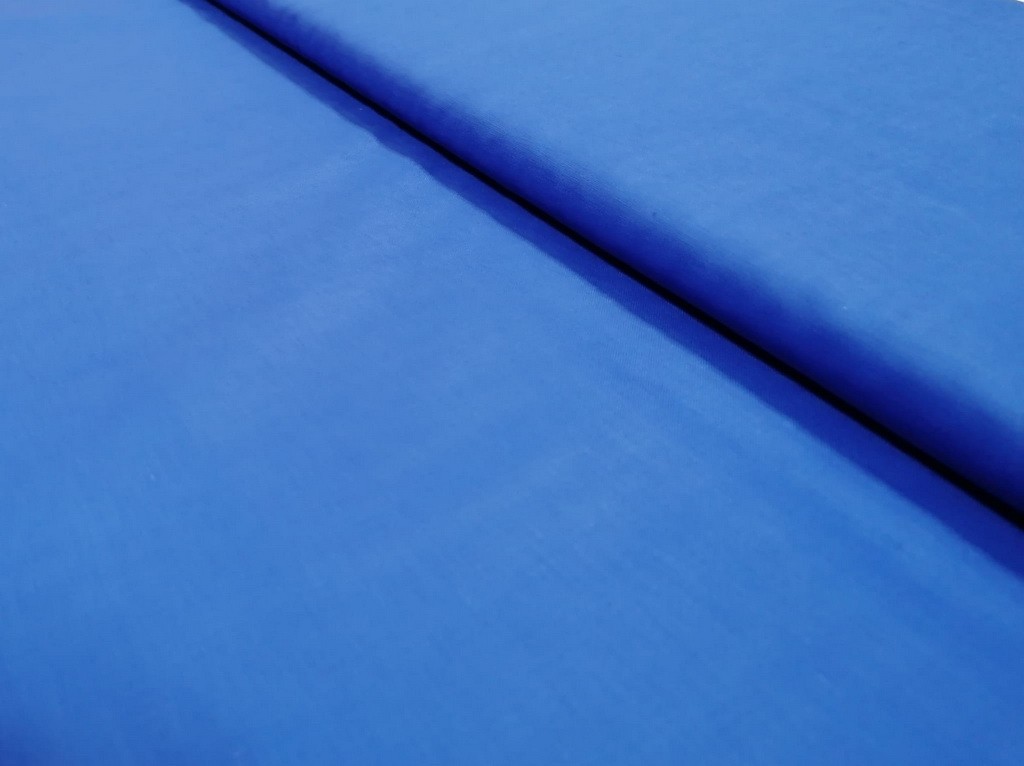 Bavlna jednobarevná - metráž - modrá
