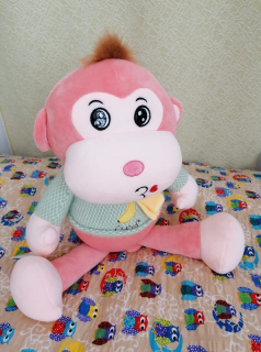 Plyšák Opička Cute - rozměr 55 cm 